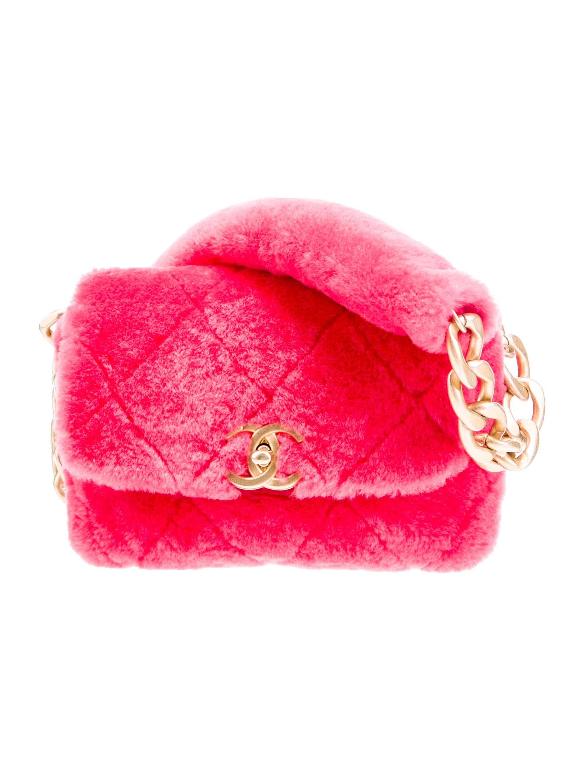 Chanel Shearling Flap Bag