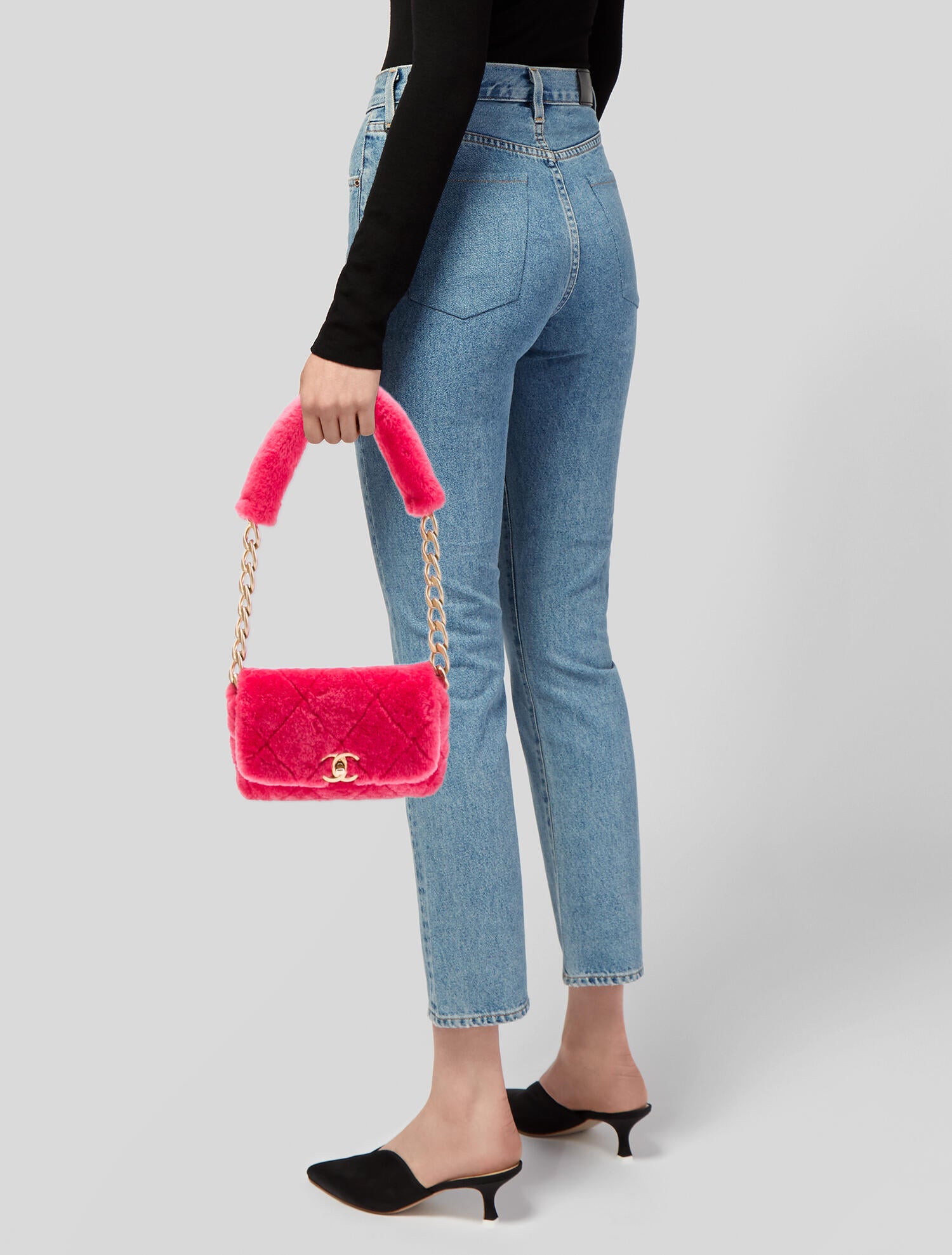 Chanel Shearling Flap Bag