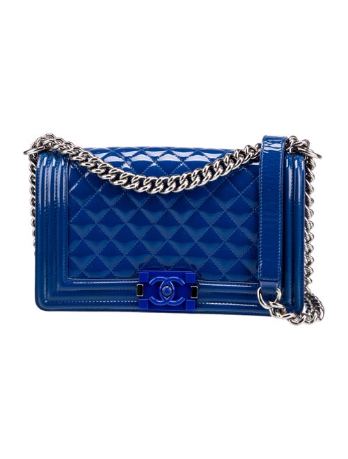 Chanel Medium Patent Boy Bag