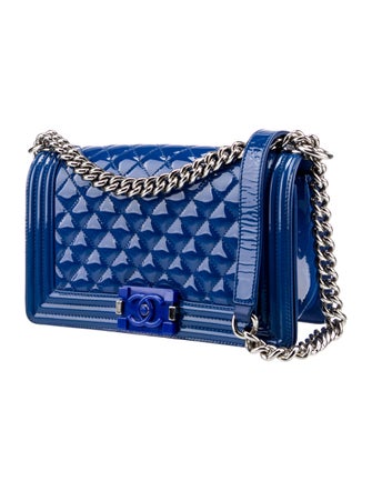 Chanel Medium Patent Boy Bag