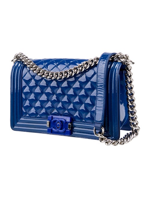 Chanel Medium Patent Boy Bag