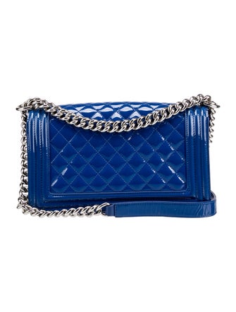 Chanel Medium Patent Boy Bag
