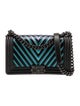 Chanel Iridescent Chevron Medium Boy Bag