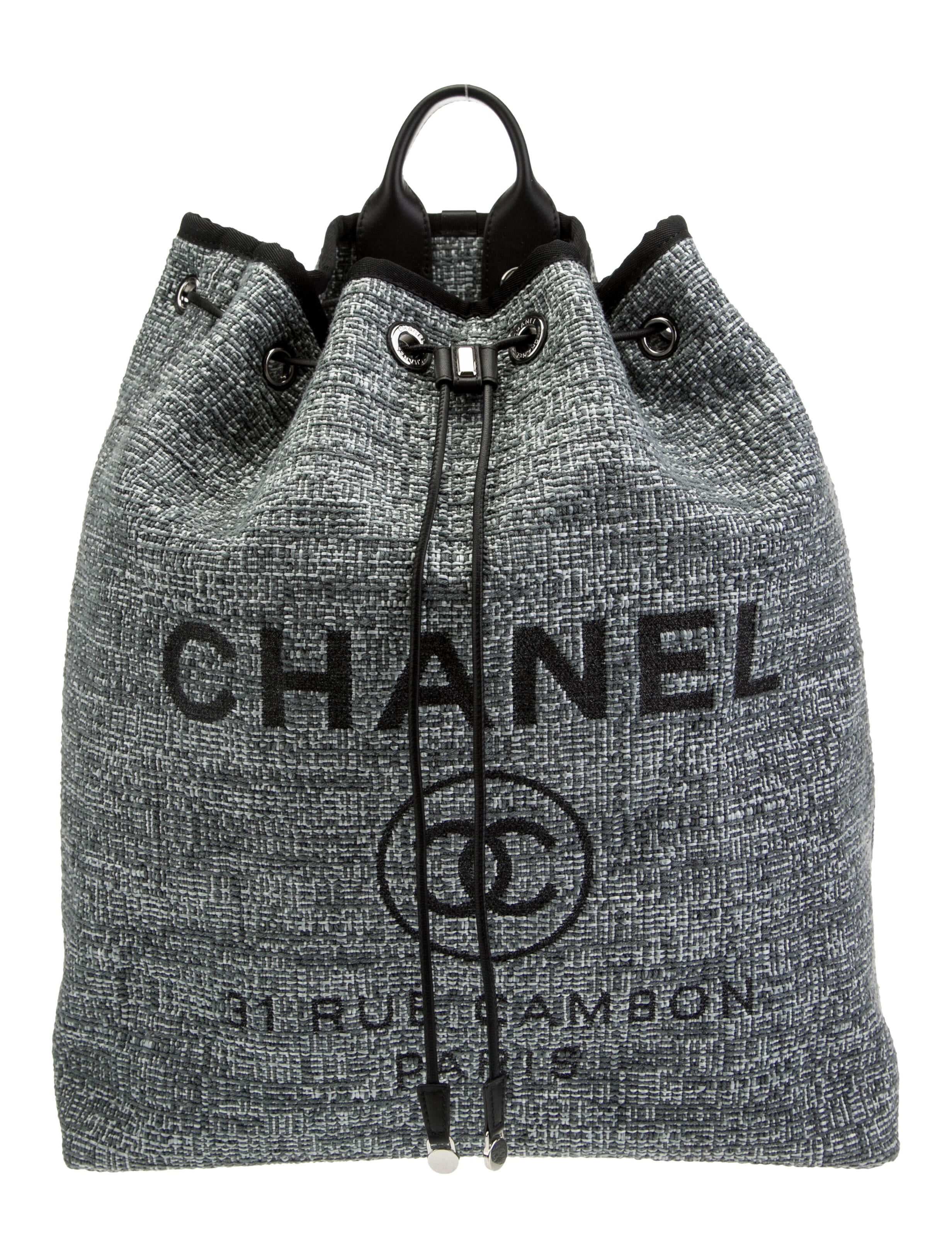 Chanel Tweed Deauville Backpack