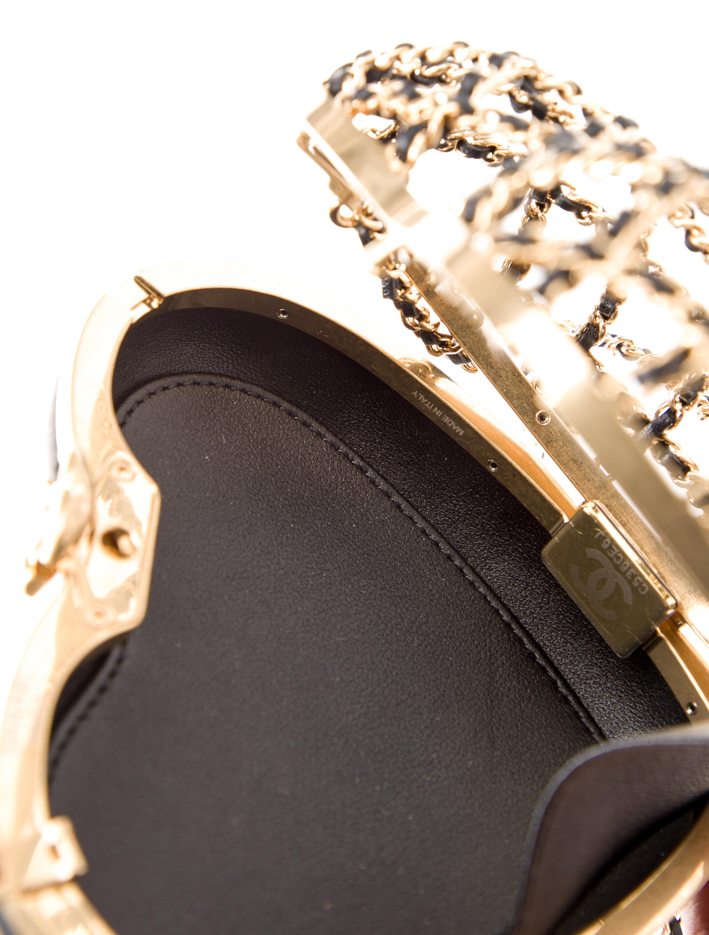 Chanel 2023 CC Heart Minaudiere w/ Tags