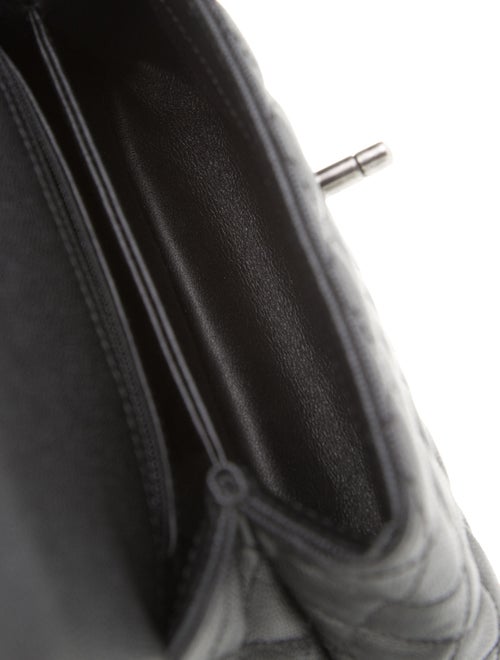 Chanel Lizard-Trimmed Mini Coco Handle Bag