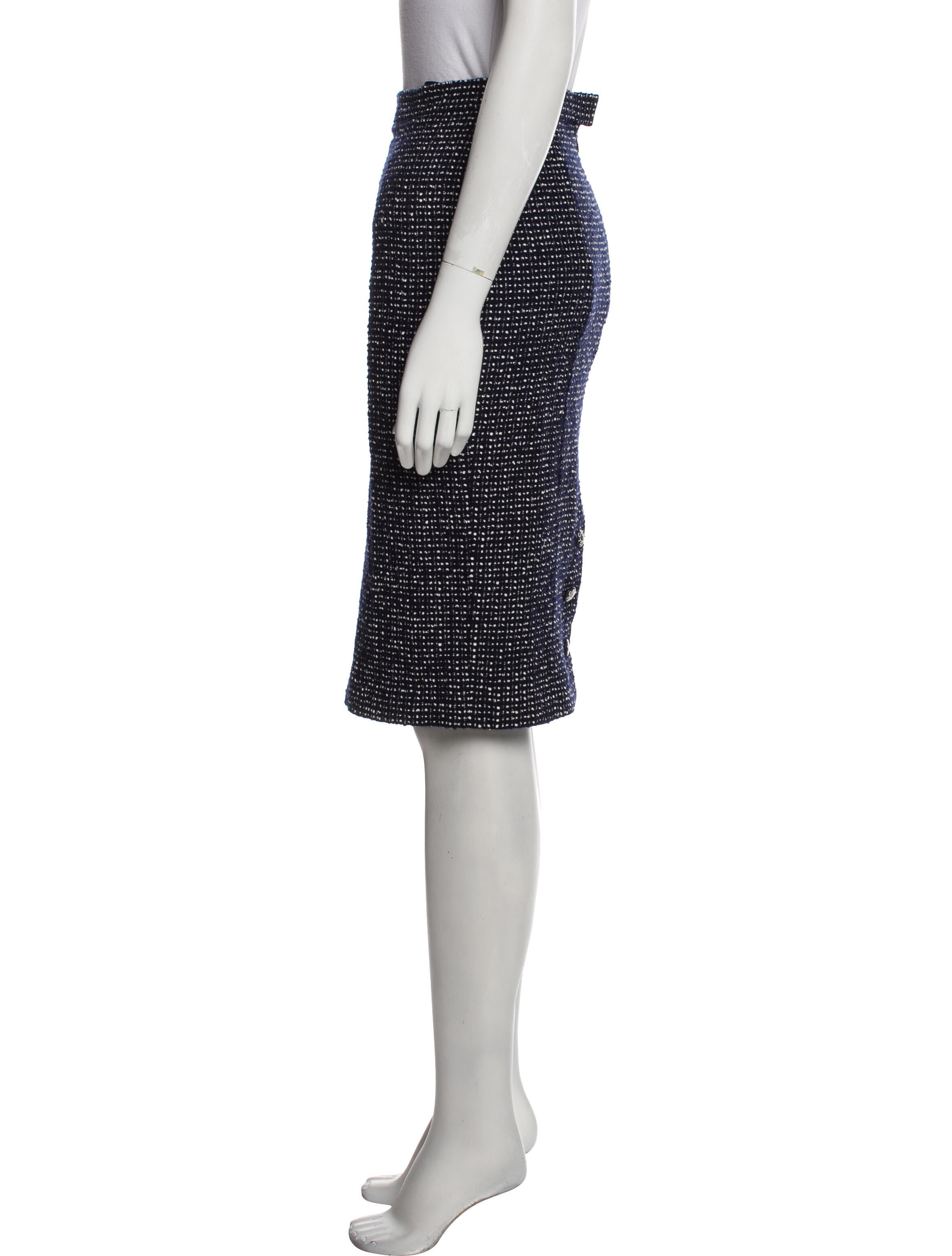 Chanel Vintage Knee-Length Skirt