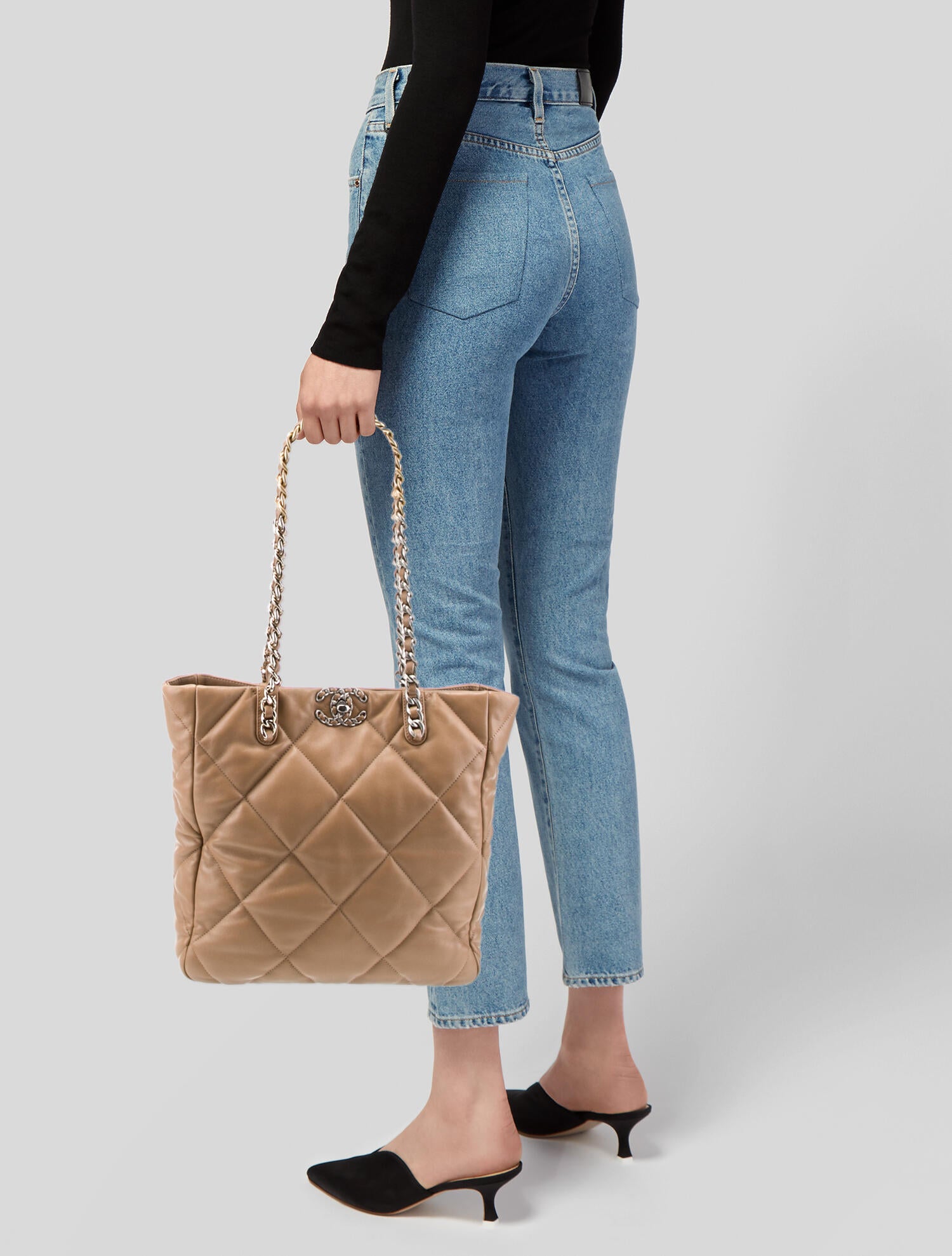 Chanel Vertical 19 Shopping Bag - Neutrals Totes, Handbags