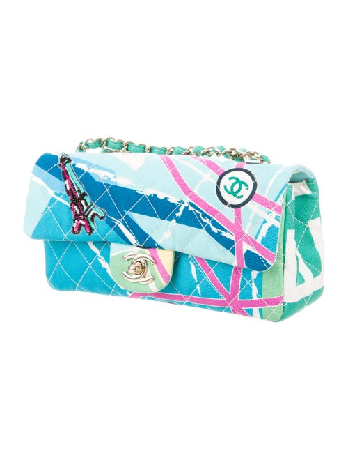Chanel Small Eiffel Tower Quilted Flap Bag