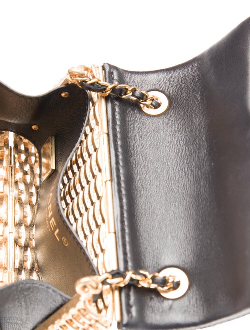 Chanel 2023 Small Woven Metal Flap Bag