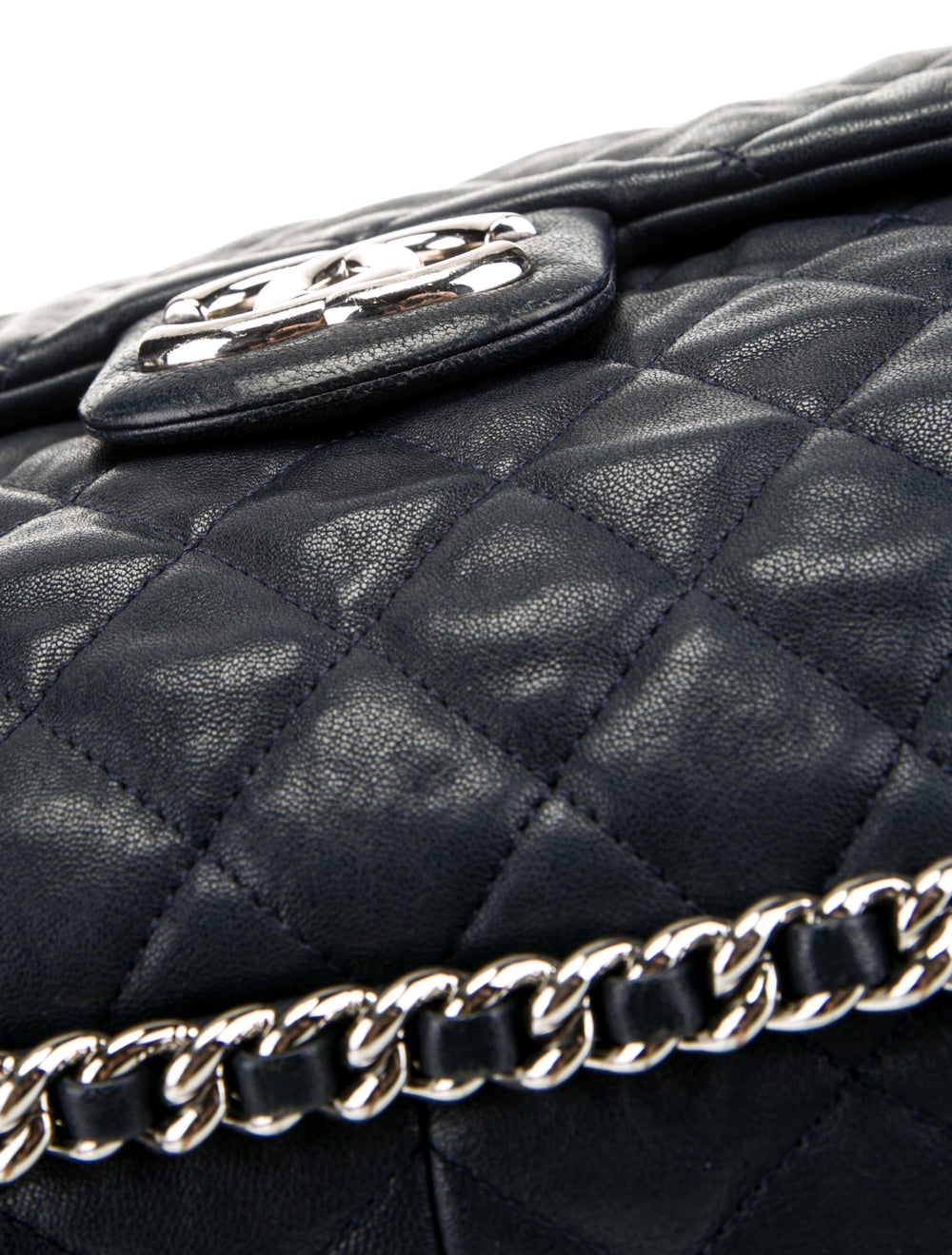 Chanel Jumbo Chain Around Flap Bag Gem