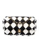 Chanel 2021 Medium Checkered Embellished Flap Bag