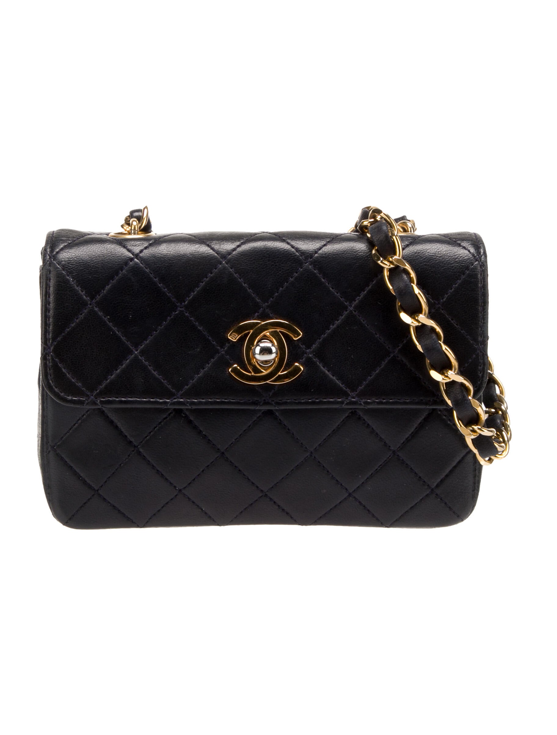 Chanel Quilted Mini Flap Bag Black Crossbody Bags, Handbags