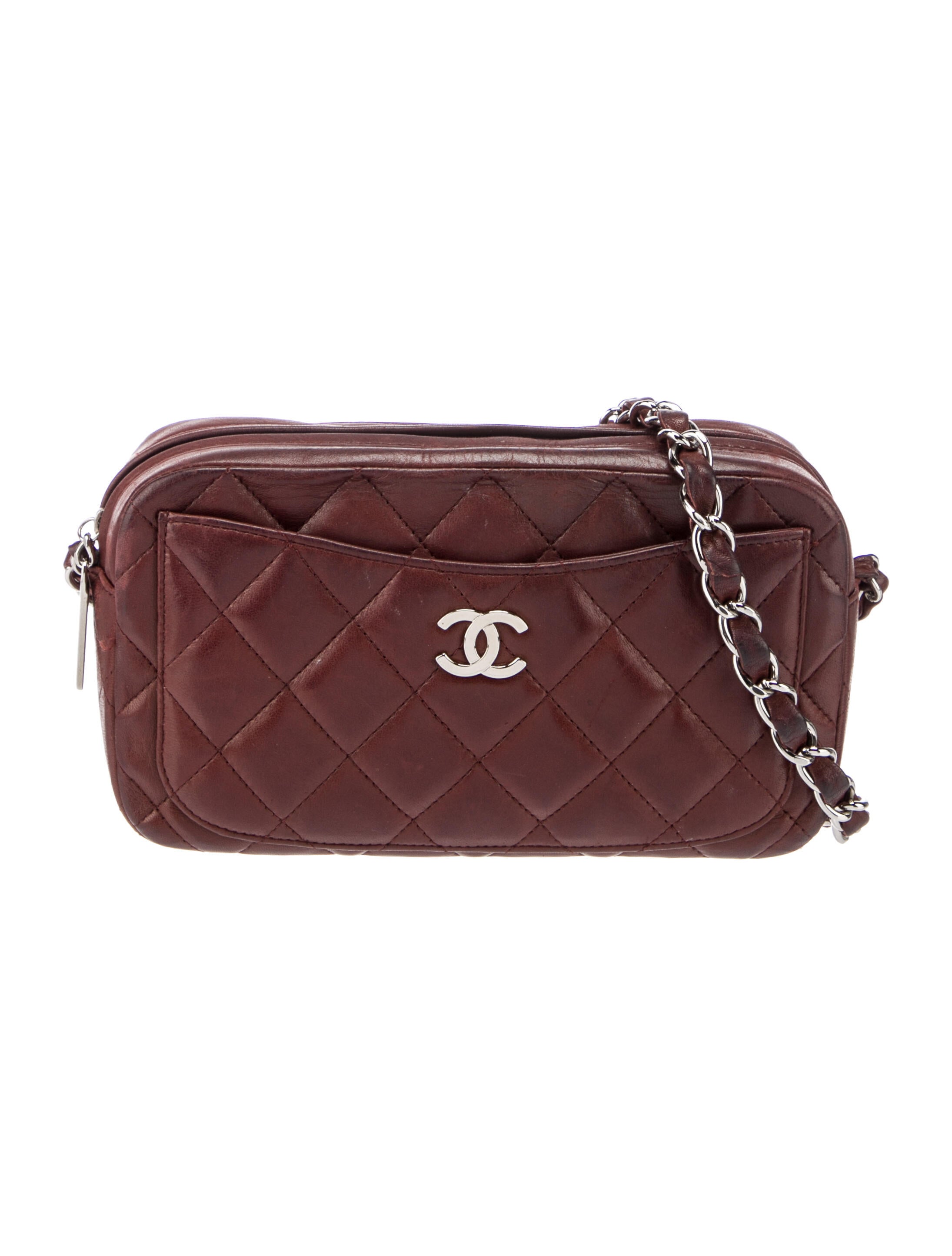 Chanel Quilted Camera Case Red Shoulder Bags, Handbags CHA968350