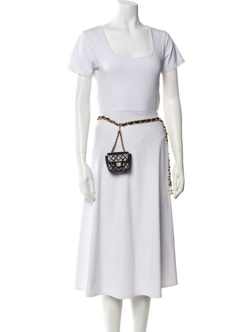 Chanel Vintage Leather Chain-Link Belt