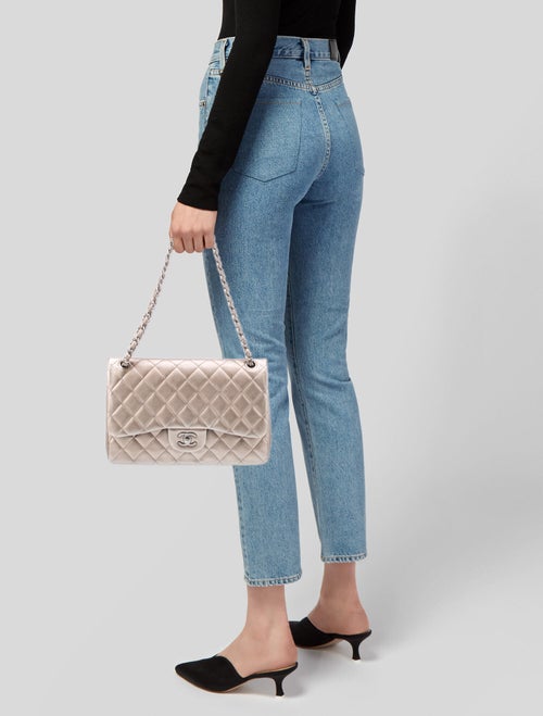 Chanel Metallic Lambskin Quilted Medium Shoulder Bag