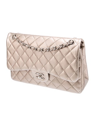 Chanel Metallic Lambskin Quilted Medium Shoulder Bag