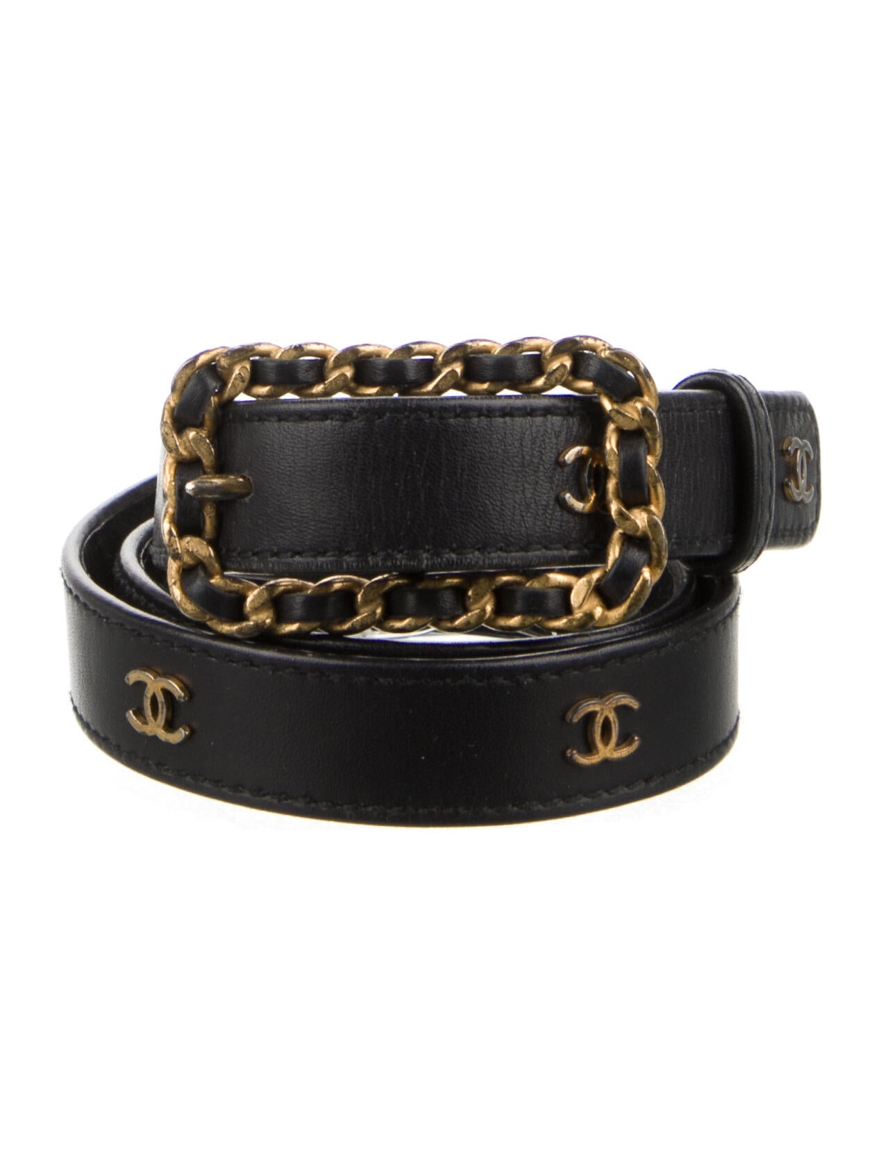 Gucci Leather Grommet Belt Orange Belts, Accessories GUC151314