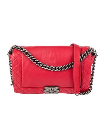 Chanel Shoulder Bags Large Reverso Boy Bag