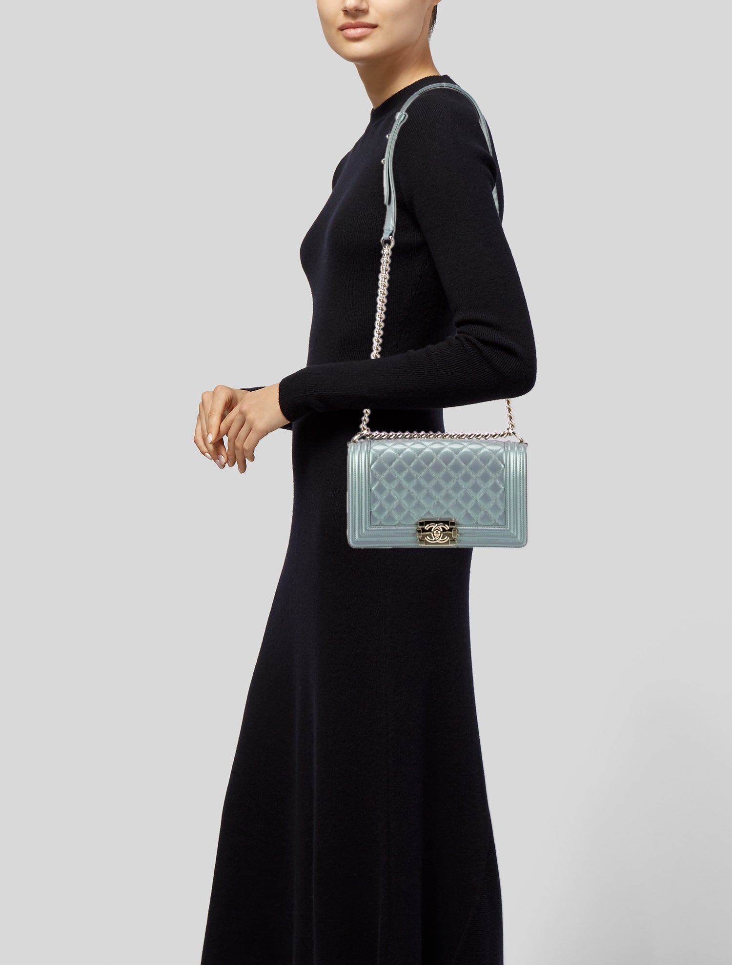 Chanel Medium Iridescent Boy Bag