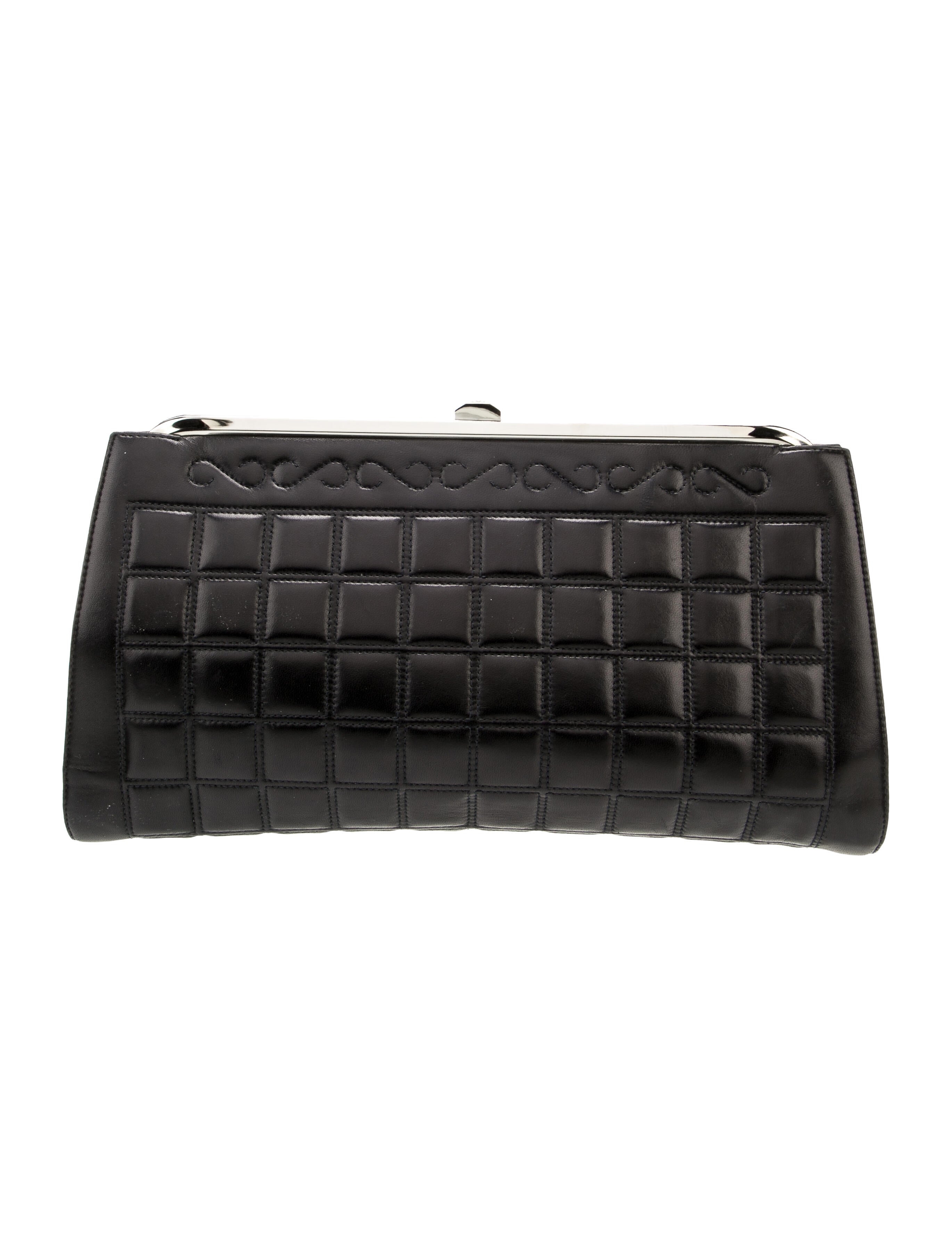 Chanel Square Quilt Frame Clutch