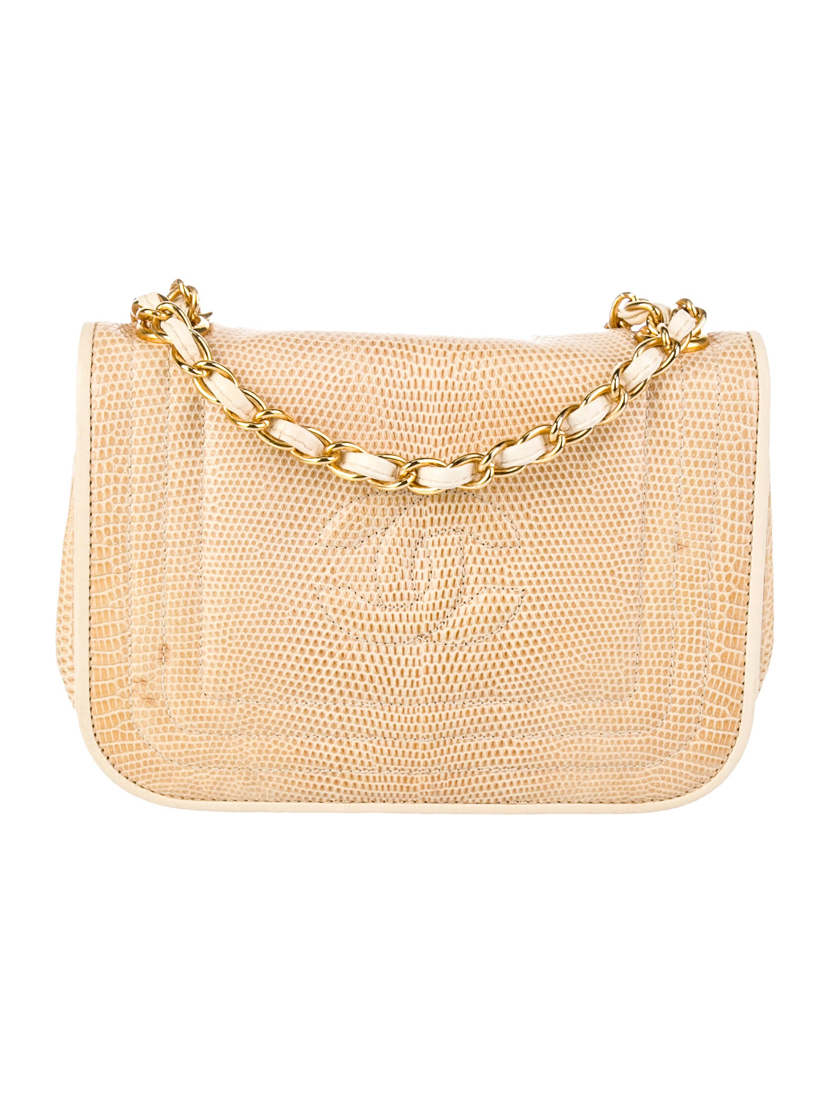 Chanel CC Lizard Shoulder Bag