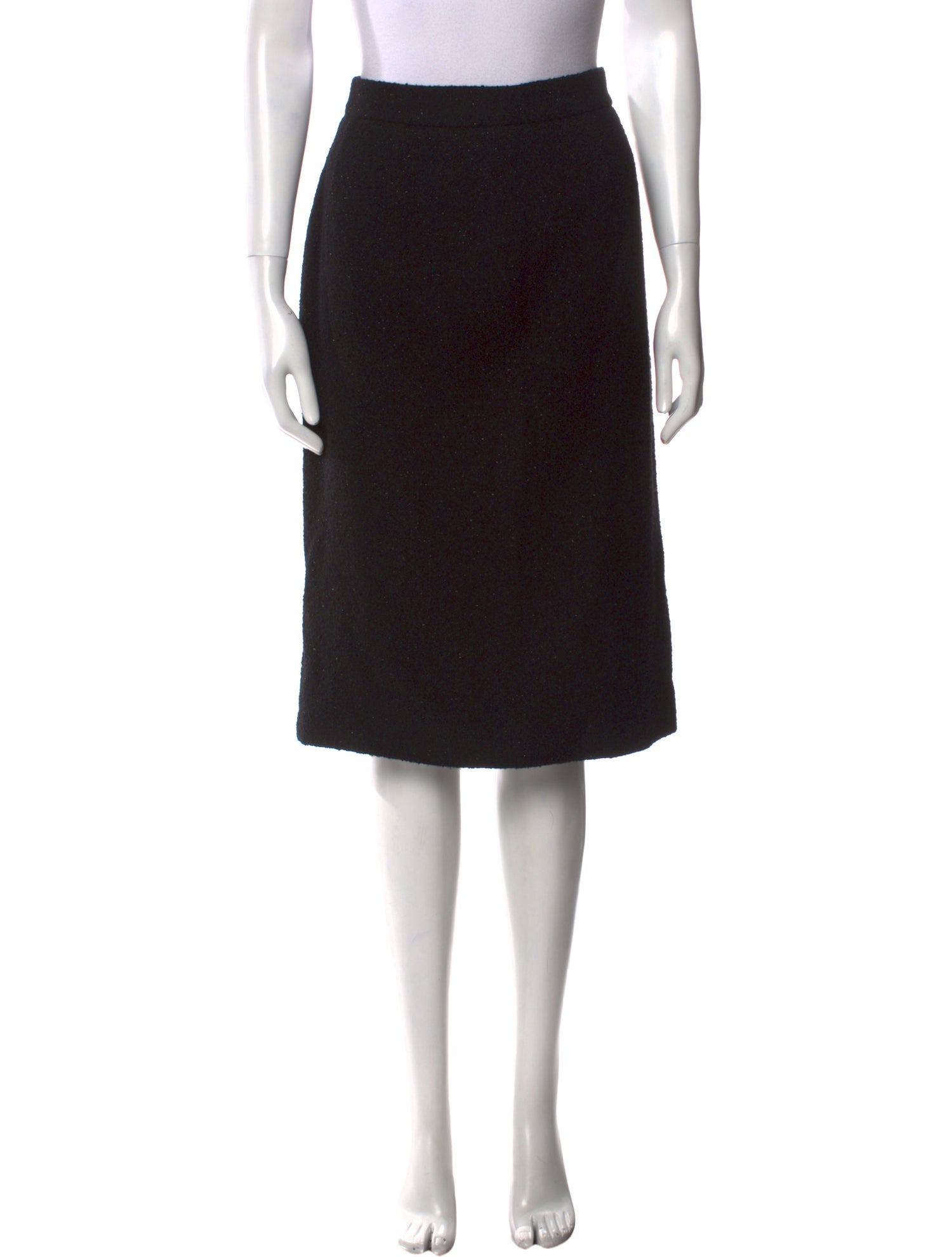 Chanel Vintage Knee-Length Skirt - Black Skirts, Clothing