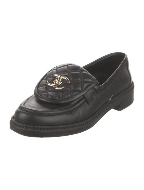 Chanel 2022 Interlocking CC Logo Loafers