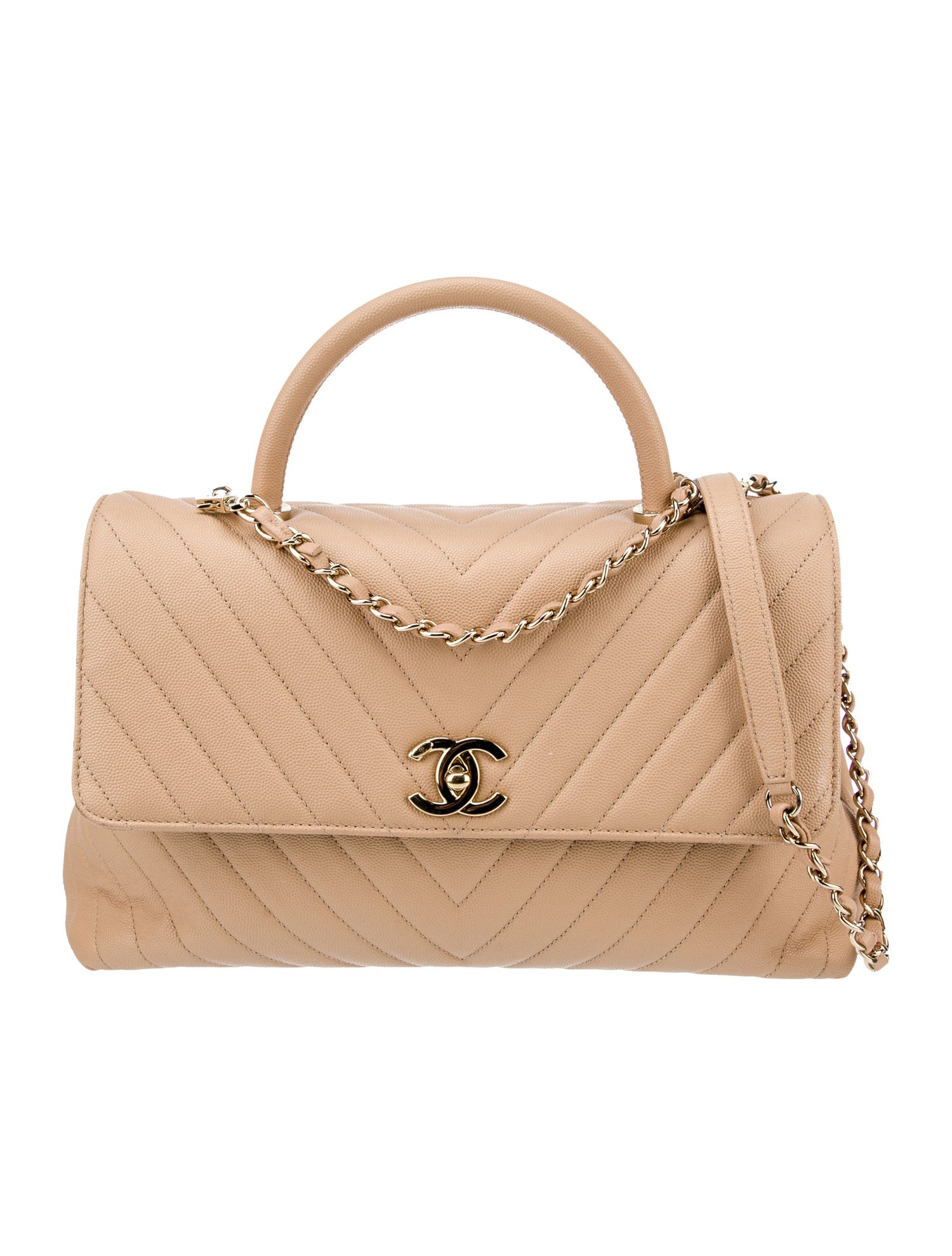 Chanel Medium 19 Flap Bag White Handle Bags, Handbags CHA989771 The RealReal