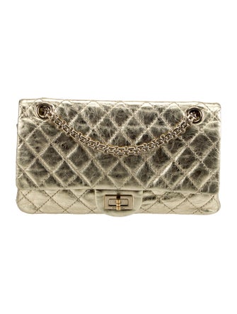 Chanel Metallic Reissue 225 Double Flap Bag