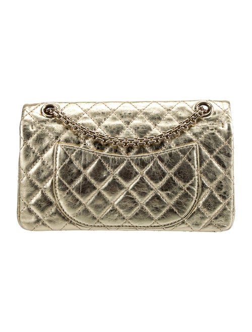 Chanel Metallic Reissue 225 Double Flap Bag