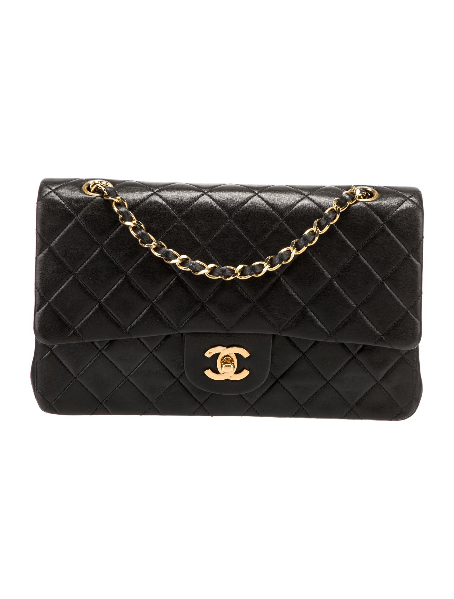 Chanel Classic Medium Double Flap Bag Black Shoulder Bags, Handbags CHA954521 The RealReal