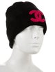 Chanel 2023 CC Cashmere Beanie