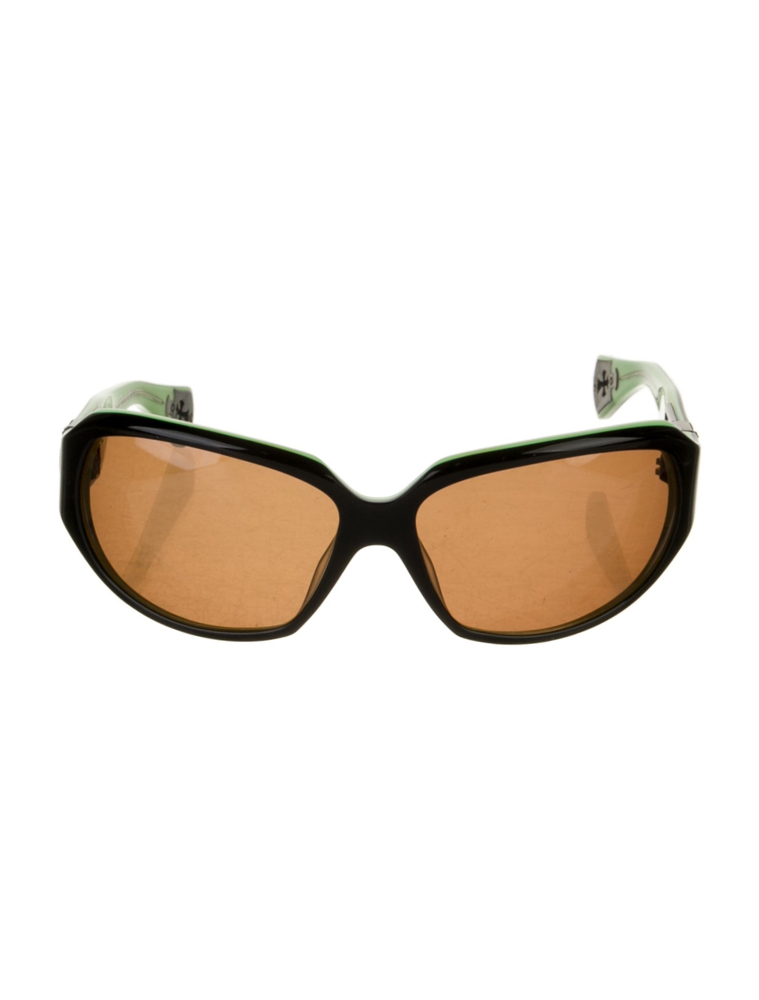 Chanel ChainLink Accent Round Sunglasses Gold Sunglasses