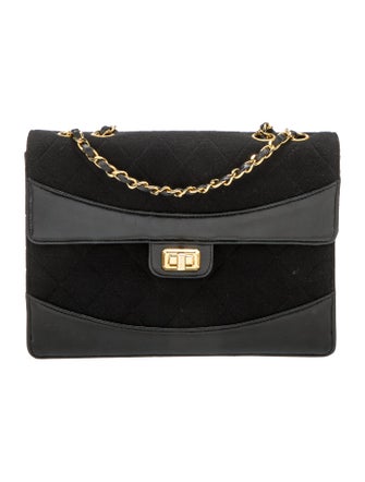 Chanel Quilted Jersey Flap Bag