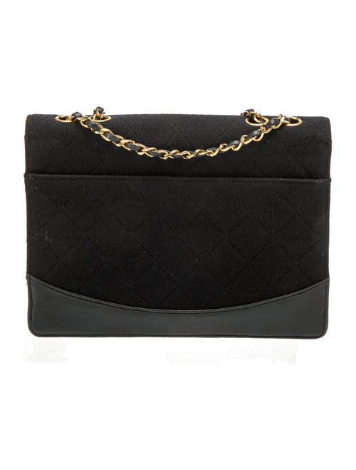 Chanel Quilted Jersey Flap Bag