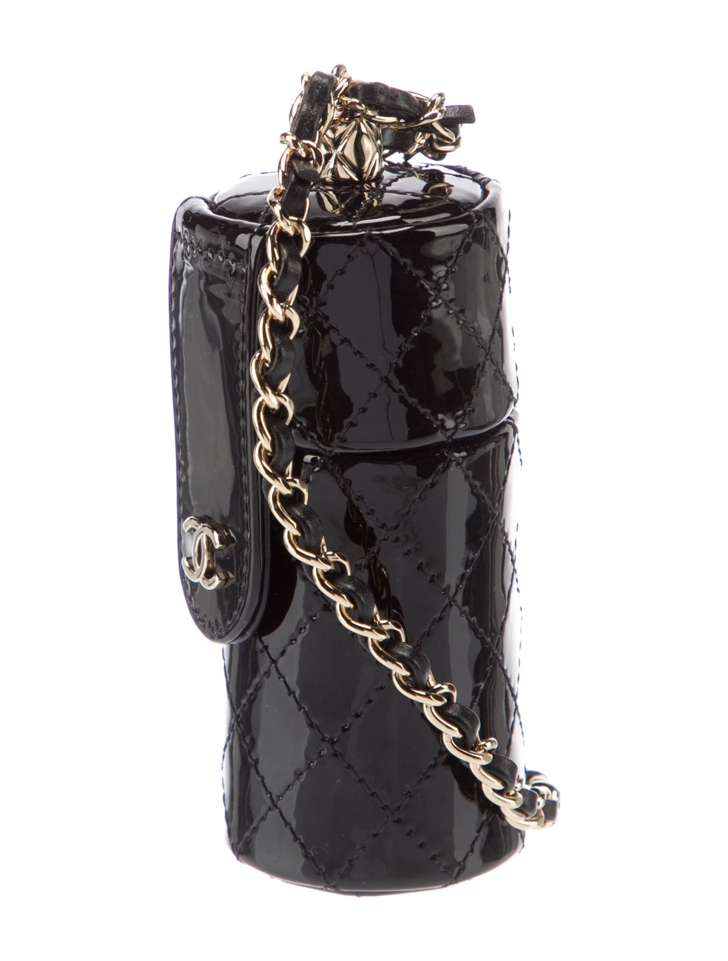 Chanel Quilted Flap Cosmetic Case Black Cosmetic Bags, Accessories