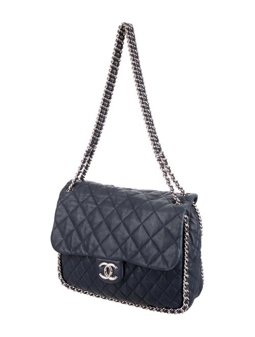 chanel maxi chain around bag