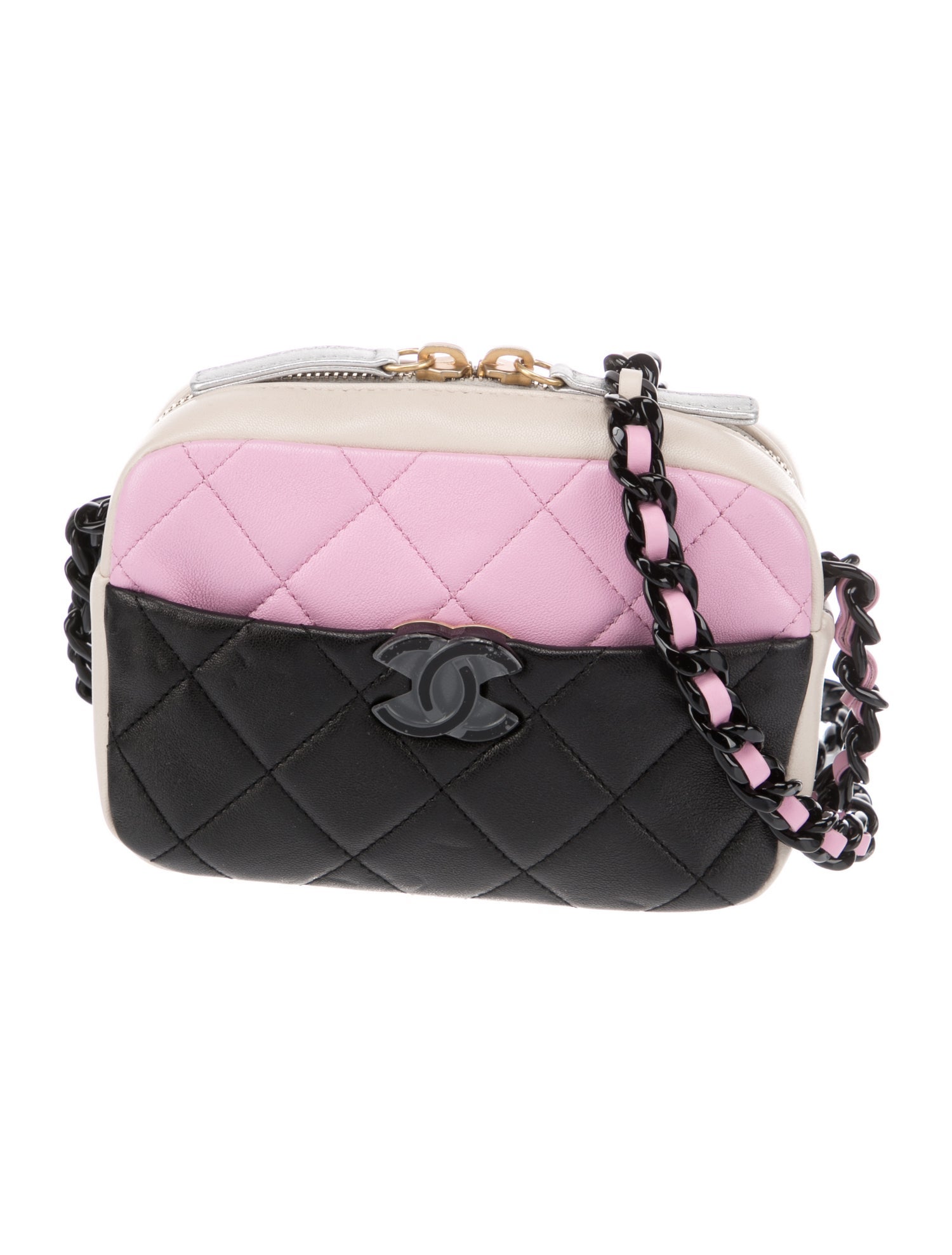 Chanel 2023 Color Burst Camera Bag - Pink Crossbody Bags