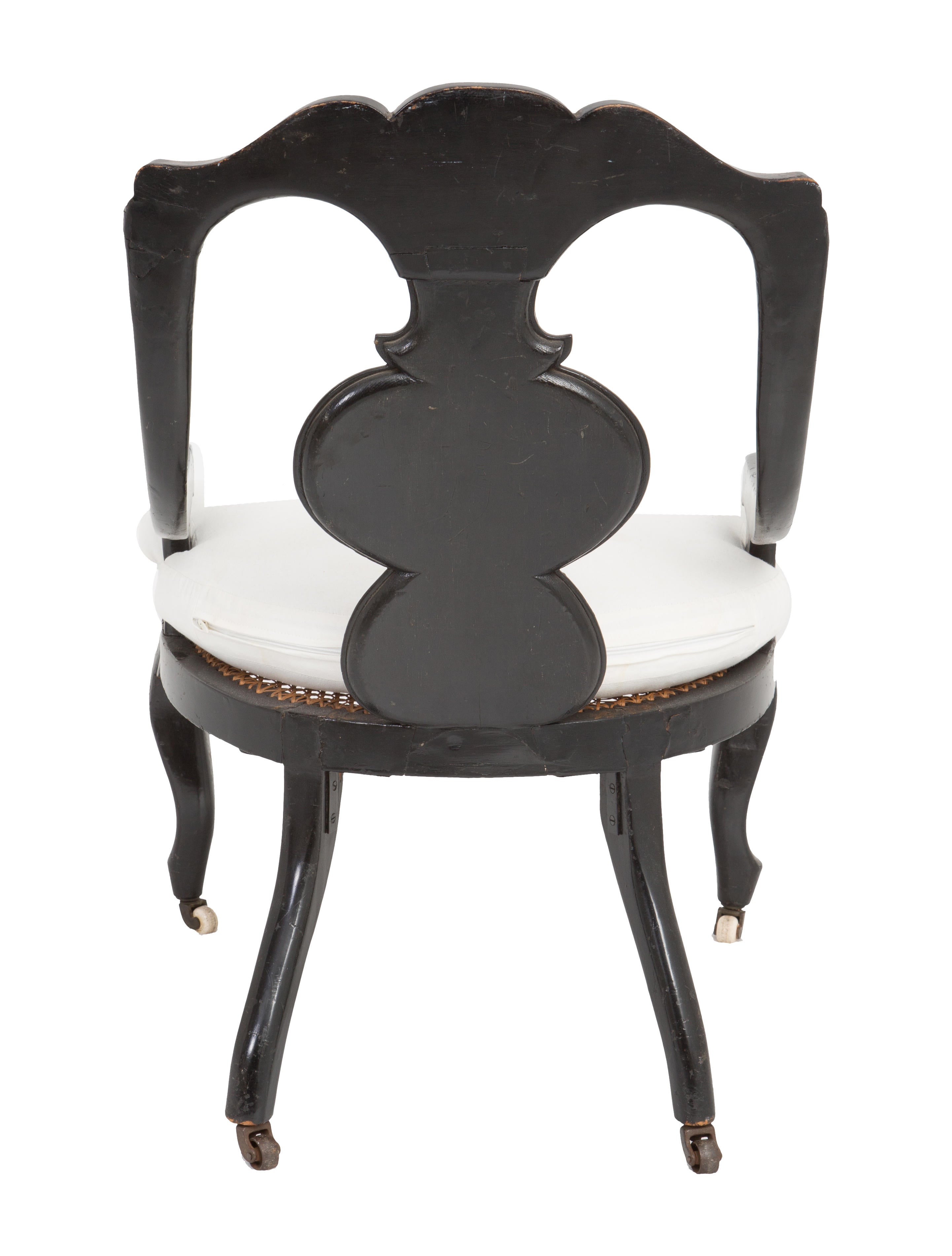 Victorian Inlaid Armchair Furniture CHAIR20163 The RealReal