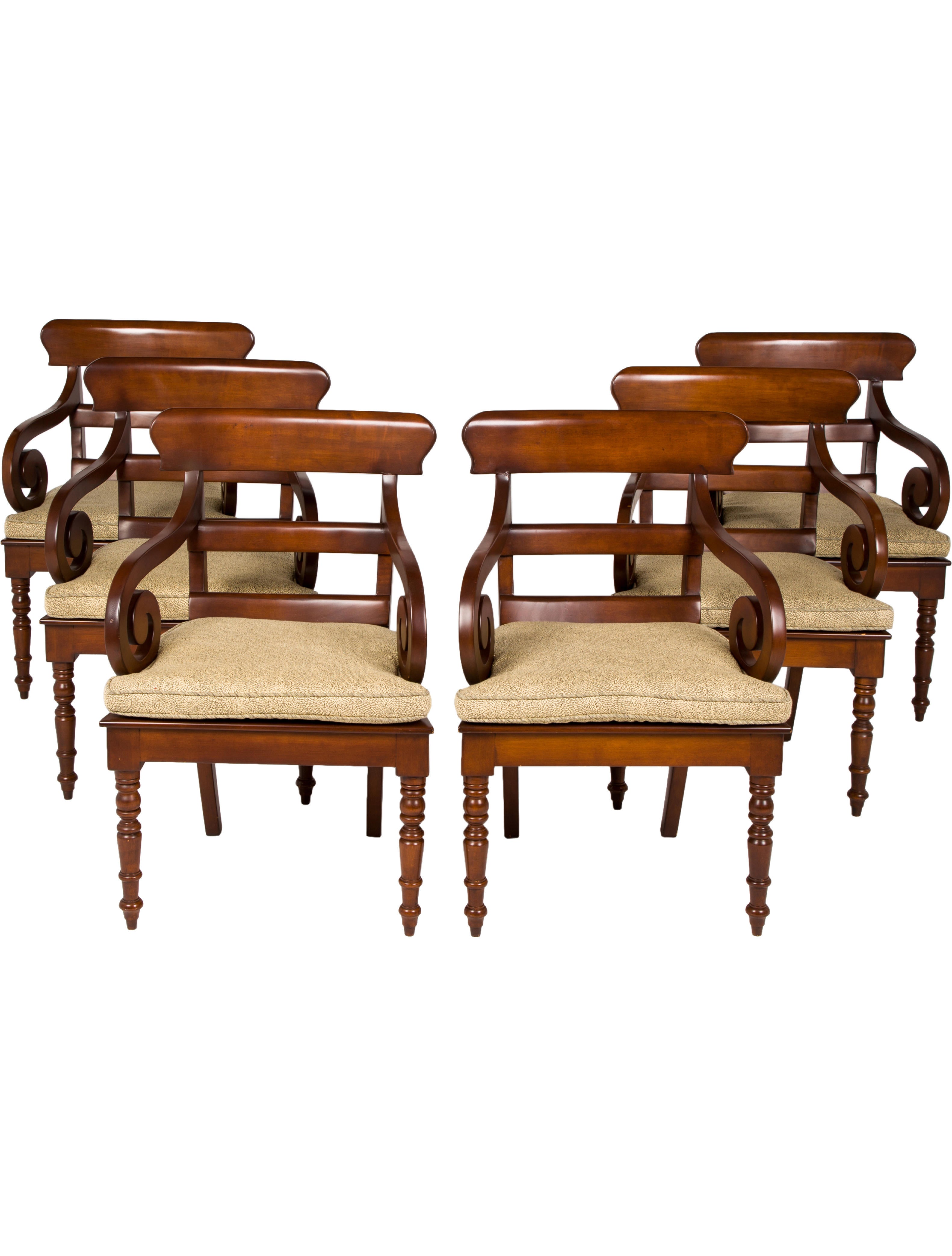 ricks lawn furniture on Chair Set Of 6 Richard Mulligan Federal Armchairs Furniture Chair20984 The Realreal