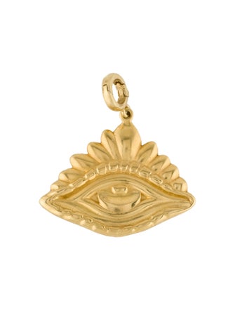 Christina Alexiou 18K Crown Protective Eye Charm