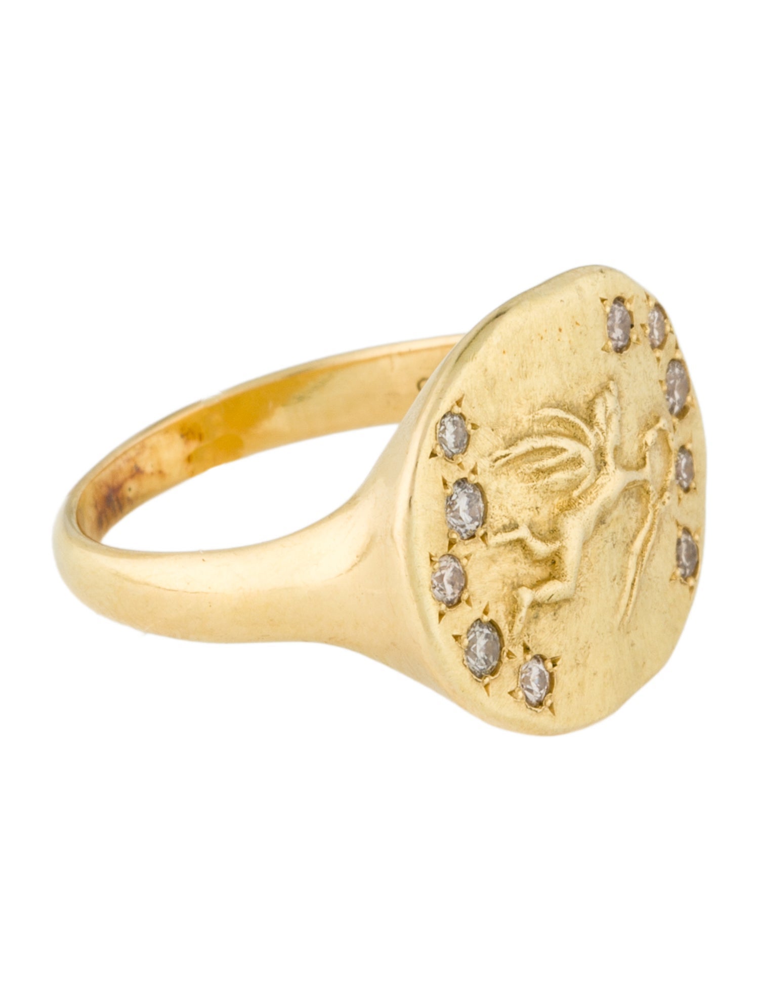 Christina Alexiou 18K Diamond Eros Cocktail Ring