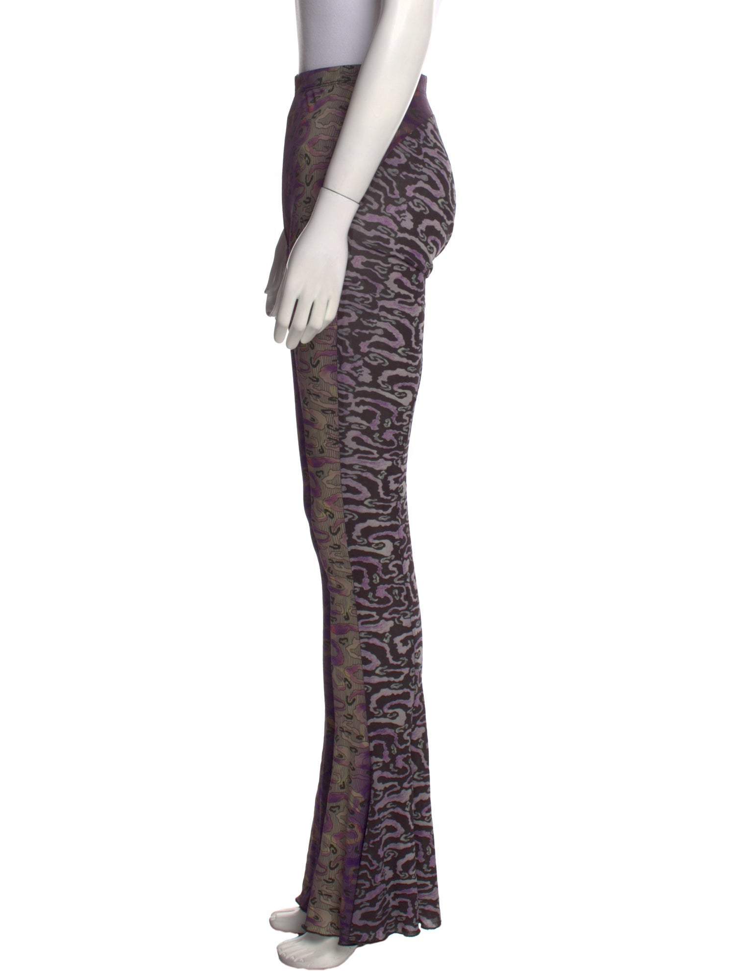 KNWLS Animal Print Wide Leg Pants