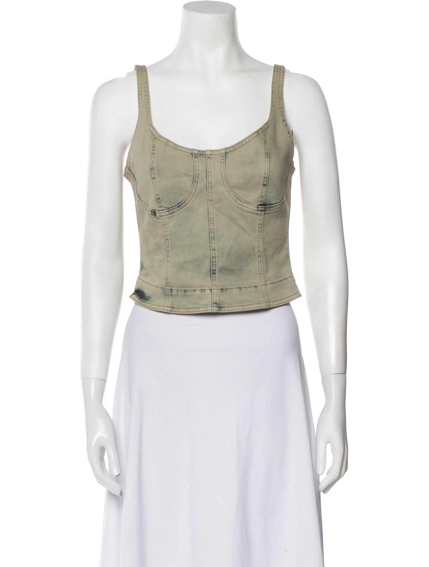KNWLS Scoop Neck Sleeveless Crop Top w/ Tags