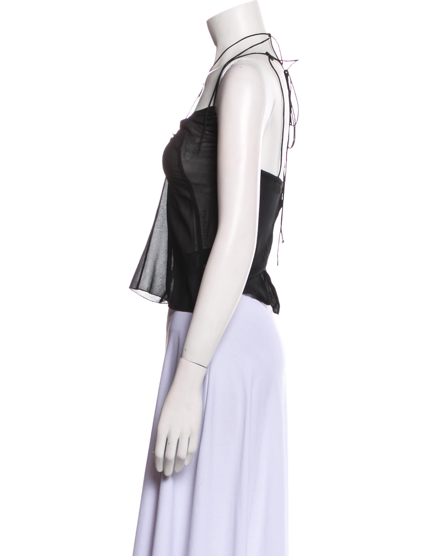 KNWLS Alpaca Halterneck Crop Top