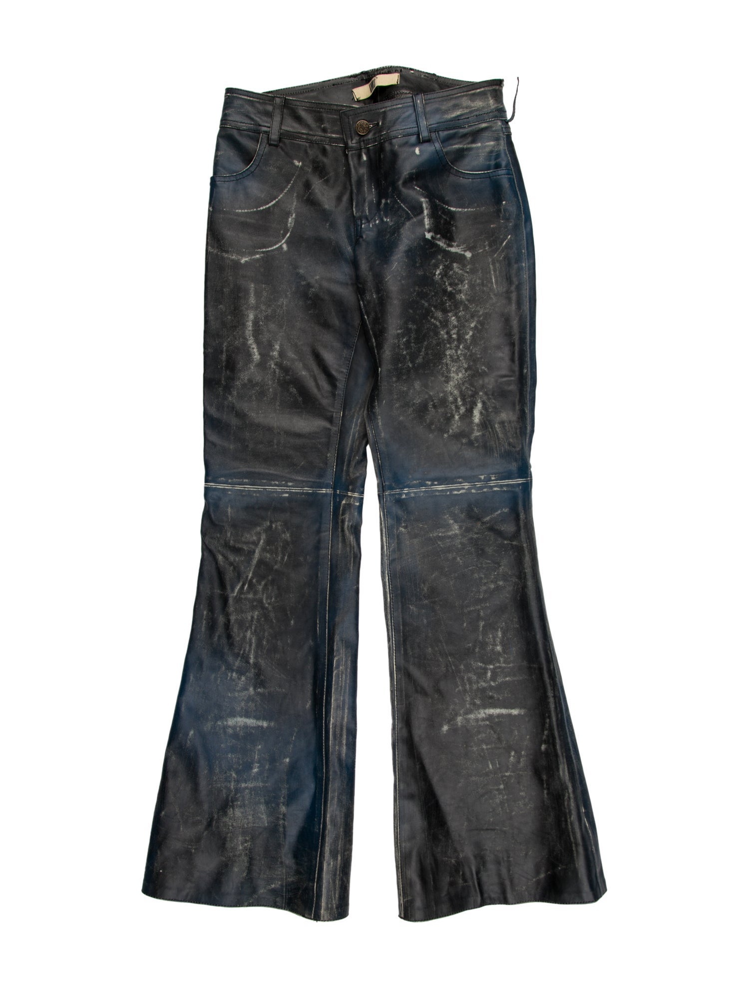 KNWLS Leather Wide Leg Pants