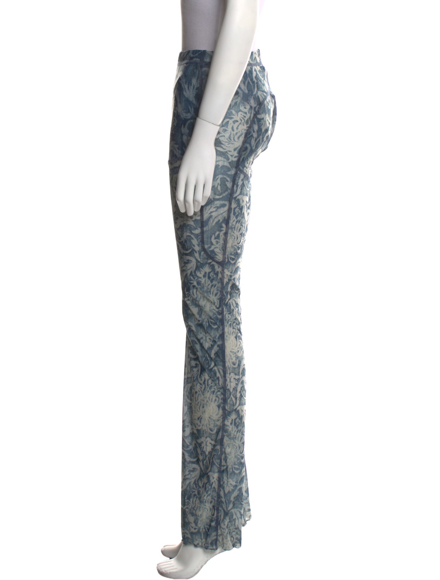 KNWLS Printed Wide Leg Pants