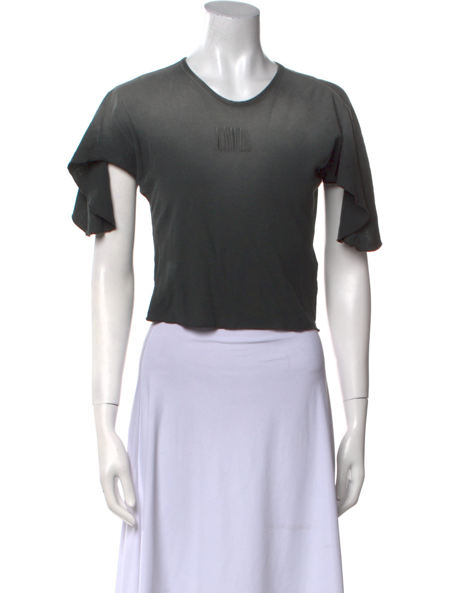 KNWLS Crew Neck Short Sleeve Crop Top