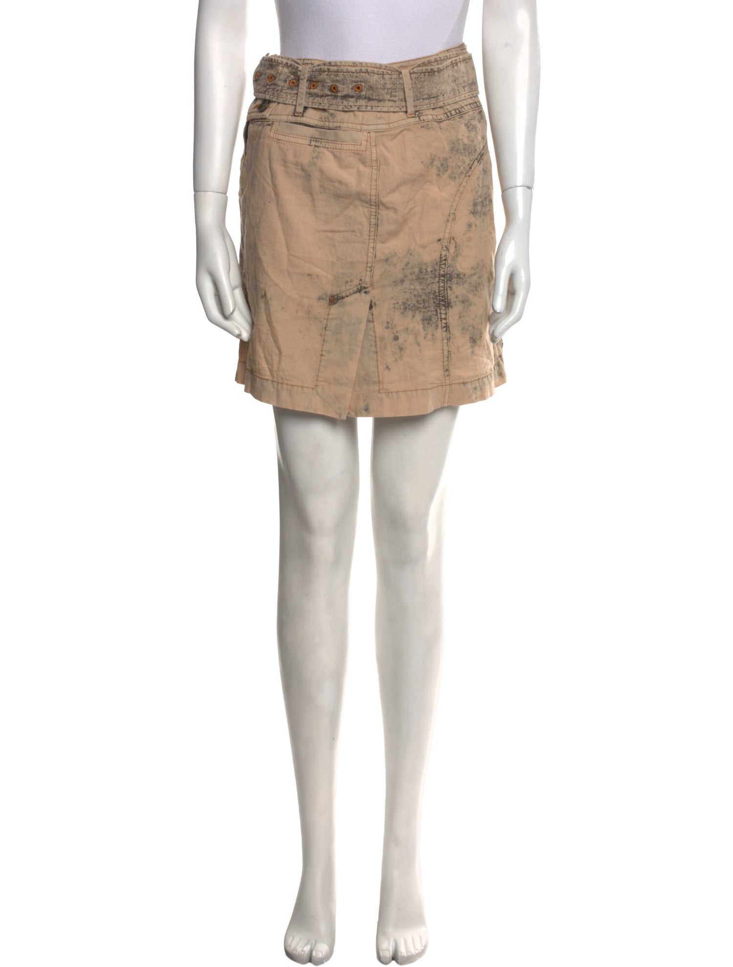 KNWLS Tie-Dye Print Mini Skirt